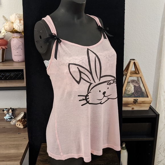 Light Pink Tank - Bunny Rabbit - Picture 4 of 12